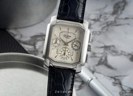 Glashütte Original Senator Karrée 1-39-31-06-04-04 (Onbekend (willekeurig serienummer)) - Zilver wijzerplaat 35mm Staal