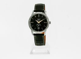 Longines Flagship L4.795.4.58.0 (2024) - Black dial 39 mm Steel case