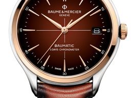 Baume & Mercier Clifton M0A10713 (2025) - Rood wijzerplaat 40mm Staal