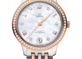 Omega De Ville Prestige 434.25.34.20.55.001 (2026) - Wit wijzerplaat 34mm Goud/Staal