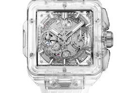 Hublot Square Bang 821.JX.0120.RT (2025) - Transparant wijzerplaat 42mm Keramiek
