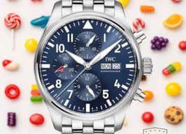 IWC Pilot Chronograph IW377717 (2021) - Blue dial 43 mm Steel case