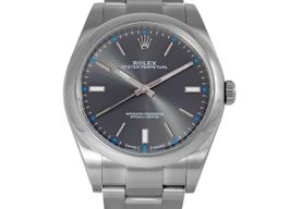 Rolex Oyster Perpetual 39 114300 (2019) - Grey dial 39 mm Steel case