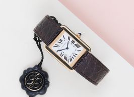 Cartier Tank Solo W5200002 (2020) - Silver dial 31 mm Yellow Gold case