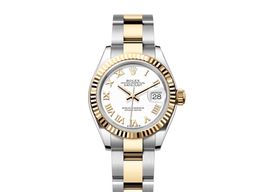 Rolex Lady-Datejust 279173 (2024) - Wit wijzerplaat 28mm Goud/Staal