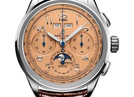 Breitling Premier B25 AB2510201K1P1 (2026) - Rood wijzerplaat 42mm Staal