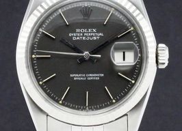 Rolex Datejust 1601 (1970) - Grijs wijzerplaat 36mm Staal