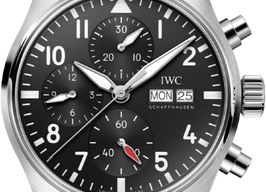 IWC Pilot Chronograph IW388113 (2026) - Zwart wijzerplaat 41mm Staal