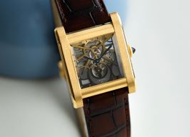 Cartier Tank WHTA0021 (2024) - Transparant wijzerplaat 35mm Geelgoud