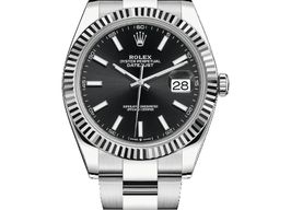 Rolex Datejust 41 126334 (2018) - Black dial 41 mm Steel case