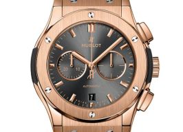 Hublot Classic Fusion Chronograph 541.OX.7080.RX (2023) - Grey dial 42 mm Rose Gold case