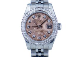 Rolex Lady-Datejust 179384 (2011) - Black dial 26 mm Steel case