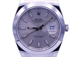 Rolex Datejust 41 126300 (2024) - Zilver wijzerplaat 41mm Staal