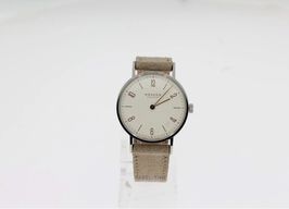 NOMOS Tangente 33 127 (2024) - Wit wijzerplaat 33mm Staal