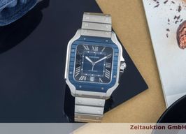 Cartier Santos WSSA0048 (Unknown (random serial)) - Blue dial 40 mm Steel case