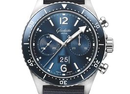 Glashütte Original SeaQ Chronograph 1-37-23-02-81-36 (2024) - Blue dial 43 mm Steel case