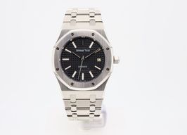 Audemars Piguet Royal Oak Selfwinding 15300ST.OO.1220ST.03 (Onbekend (willekeurig serienummer)) - Zwart wijzerplaat 39mm Staal