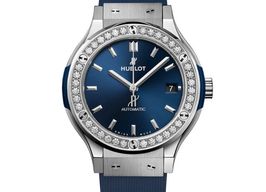 Hublot Classic Fusion Blue 565.NX.7170.RX.1204 (2025) - Blue dial 38 mm Titanium case