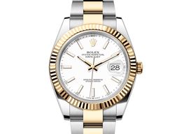 Rolex Datejust 41 126333-0015 (2024) - White dial 41 mm Gold/Steel case