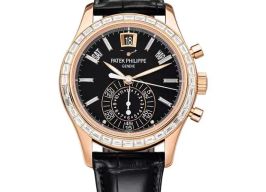 Patek Philippe Annual Calendar Chronograph 5961R-010 (2025) - Black dial 41 mm Rose Gold case