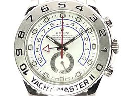 Rolex Yacht-Master II 116689 (2011) - White dial 44 mm White Gold case