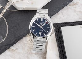 TAG Heuer Carrera WBN201A.BA0640 (Onbekend (willekeurig serienummer)) - Blauw wijzerplaat 41mm Staal