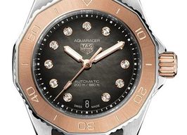 TAG Heuer Aquaracer Lady WBP2451.FT6200 (2026) - Black dial 30 mm Gold/Steel case