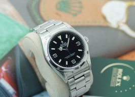Rolex Explorer 114270 (2002) - Zwart wijzerplaat 36mm Staal