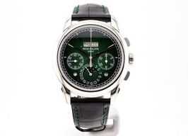 Patek Philippe Perpetual Calendar Chronograph 5270P-014 (2022) - Groen wijzerplaat 41mm Platina