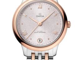 Omega De Ville 434.20.34.20.02.003 (2026) - Roze wijzerplaat 34mm Goud/Staal
