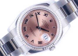 Rolex Datejust 36 116234 (2005) - Roze wijzerplaat 36mm Staal