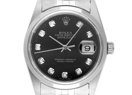 Rolex Datejust 36 16200 (1998) - Black dial 36 mm Steel case