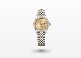Rolex Lady-Datejust 279383RBR (2025) - Champagne dial 28 mm Gold/Steel case
