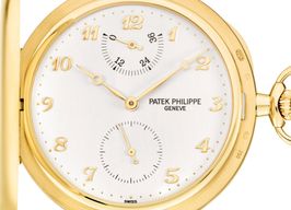 Patek Philippe Pocket watch 983J-001 (2025) - Silver dial 48 mm Yellow Gold case