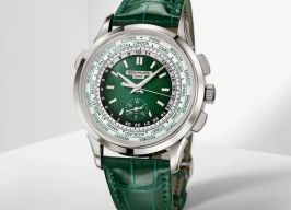 Patek Philippe World Time Chronograph 5930P-001 (2024) - Green dial 40 mm Platinum case