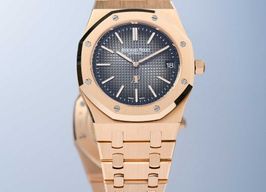 Audemars Piguet Royal Oak Jumbo 16202OR.OO.1240OR.01 (2022) - Grey dial 39 mm Rose Gold case