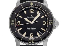 Blancpain Fifty Fathoms 5010-12B30-B52B (2025) - Black dial Titanium case