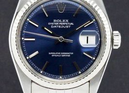 Rolex Datejust 1601 (1975) - Blauw wijzerplaat 36mm Staal