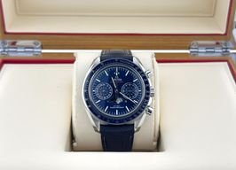 Omega Speedmaster Moonphase 304.33.44.52.03.001 (2017) - Blue dial 44 mm Steel case