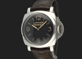 Panerai Luminor 1950 PAM00372 (2011) - Zwart wijzerplaat 47mm Staal