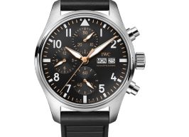 IWC Pilot Chronograph IW388116 (2025) - Black dial 41 mm Steel case