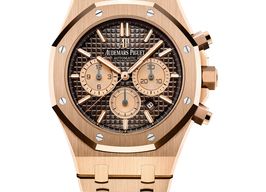 Audemars Piguet Royal Oak Chronograph 26331OR.OO.1220OR.02 (2025) - Brown dial 41 mm Rose Gold case