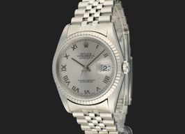 Rolex Datejust 36 16234 (2000) - Zilver wijzerplaat 36mm Staal