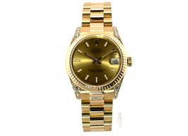 Rolex Datejust 31 178238 (2007) - Champagne wijzerplaat 31mm Geelgoud