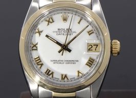 Rolex Datejust 6824 (1983) - White dial 31 mm Gold/Steel case