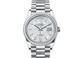 Rolex Day-Date 36 128396TBR (2025) - Wit wijzerplaat 36mm Platina