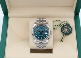 Rolex Datejust 41 126334 (2022) - Groen wijzerplaat 41mm Staal