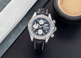 Breitling Superocean Chronograph II A13340 (Unknown (random serial)) - Black dial 42 mm Steel case