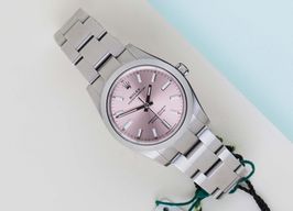 Rolex Oyster Perpetual 34 124200 (2025) - Roze wijzerplaat 34mm Staal