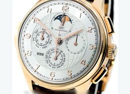 IWC Portuguese Grande Complication IW377402 (Unknown (random serial)) - Silver dial 45 mm Red Gold case